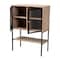 Baxton Studio Asher Modern Industrial Natural Brown Finished Wood and Black Metal 2Door Sideboard 223-12485-ZORO - alternate 9